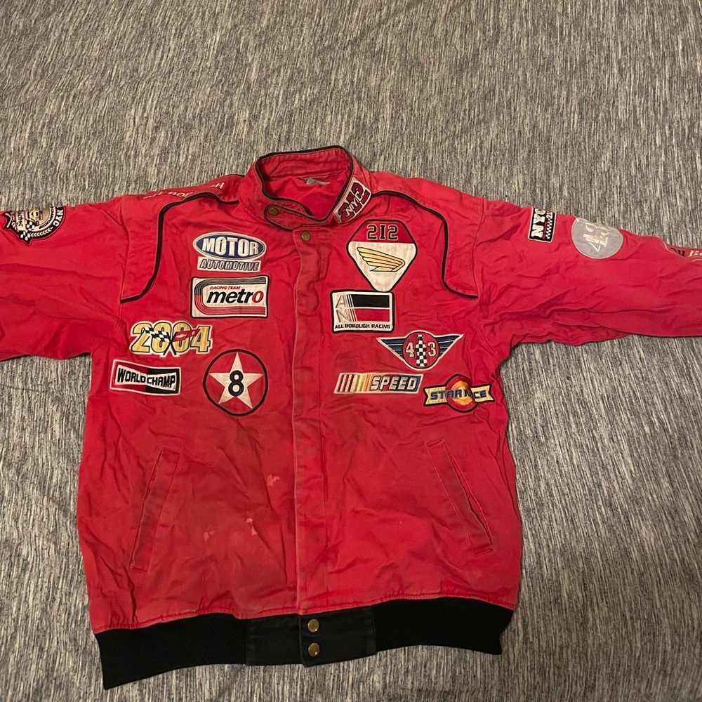 NASCAR Racing NYC 212 World Racing series X Large Red Jacket